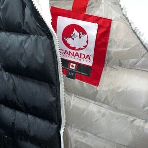 Canada Weathergear unisex Black Puffer vest L warmth heavy